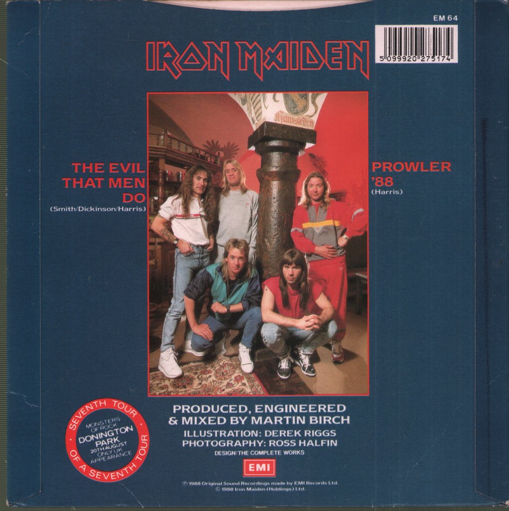Iron Maiden - Evil That Men Do - 7 Inch