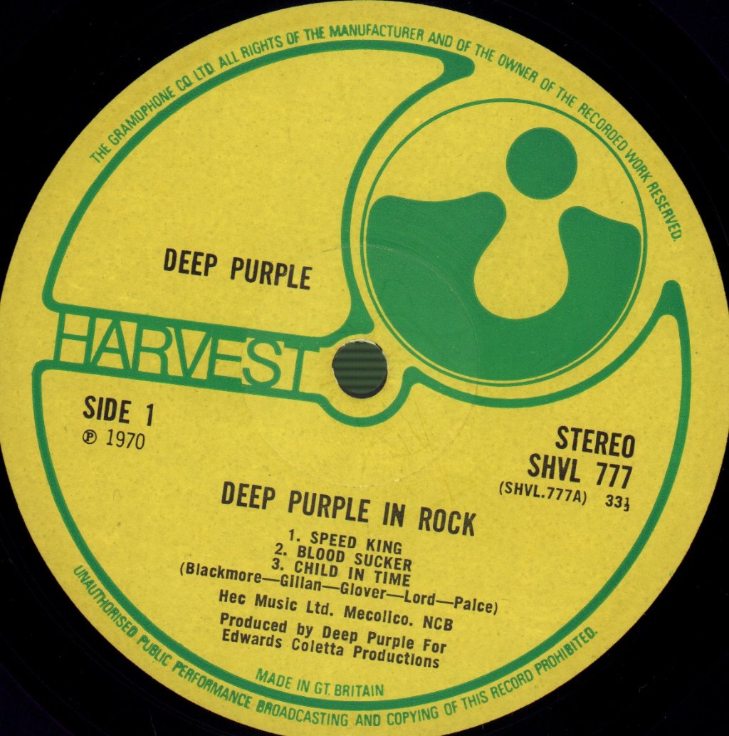 Deep Purple - In Rock - Lp