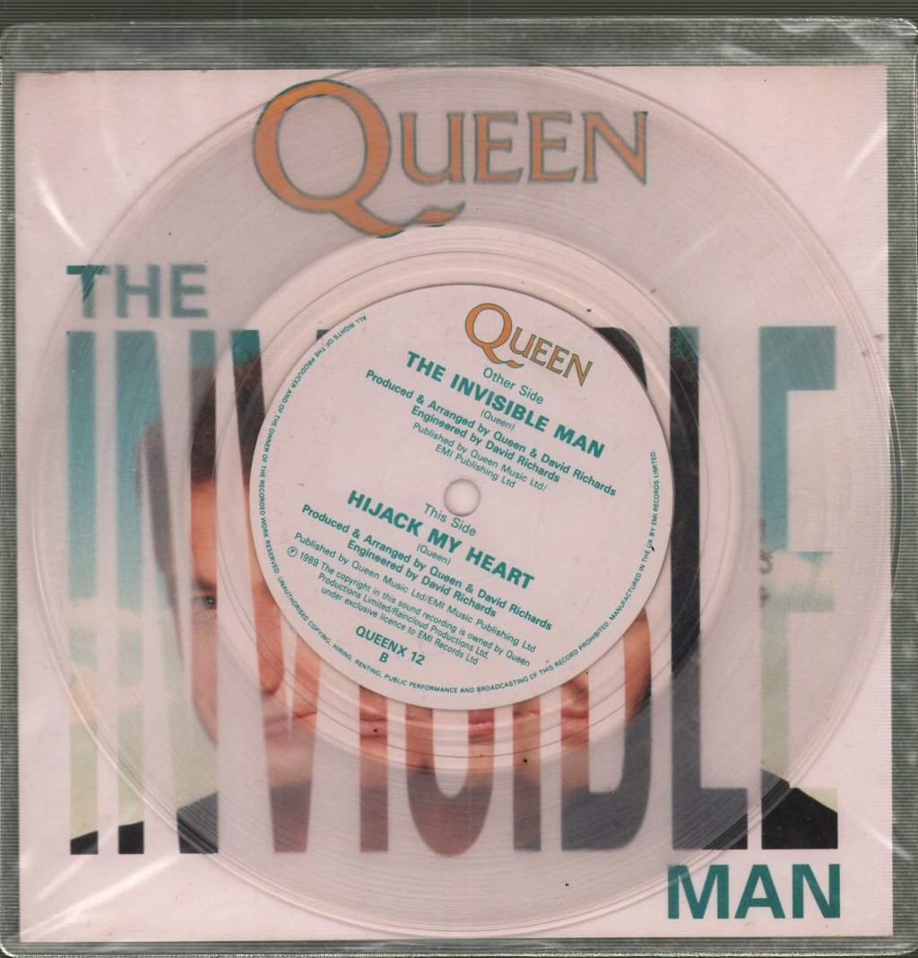 Queen - Invisible Man - 7 Inch