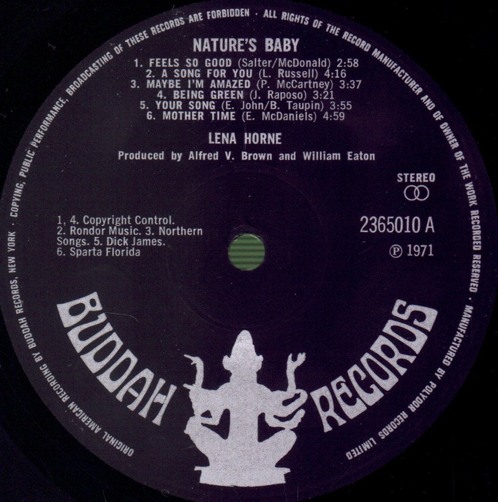 Lena Horne - Nature's Baby - Lp