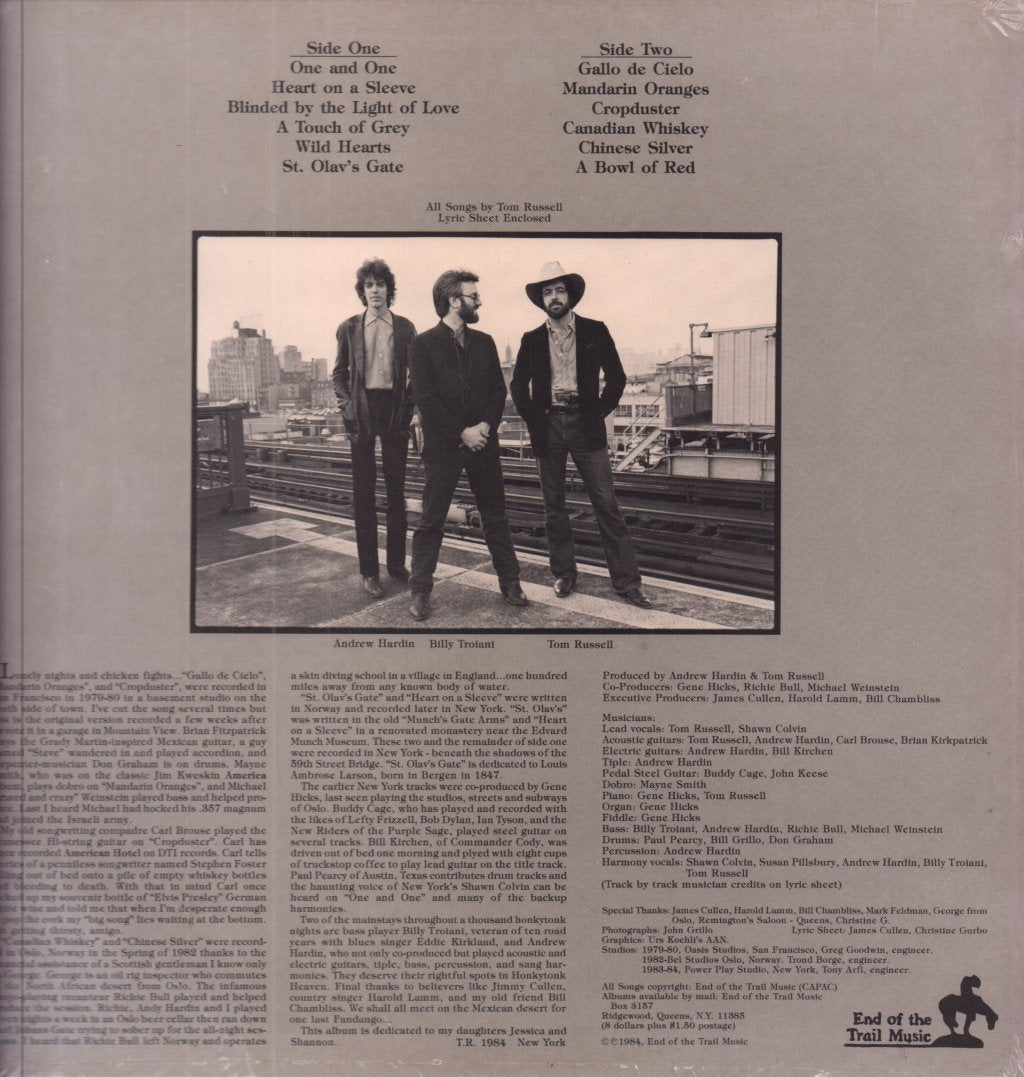 Tom Russell - Heart On A Sleeve - Lp