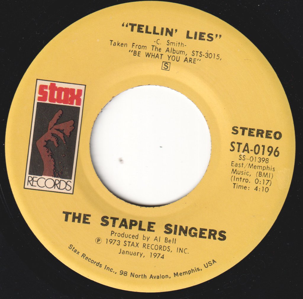 Staple Singers - Touch A Hand Make A Friend - 7 Inch