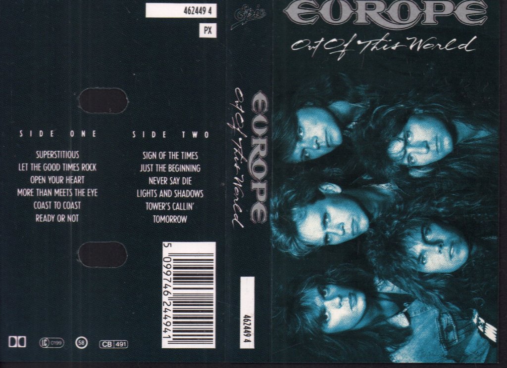 Europe - Out Of This World - Cassette