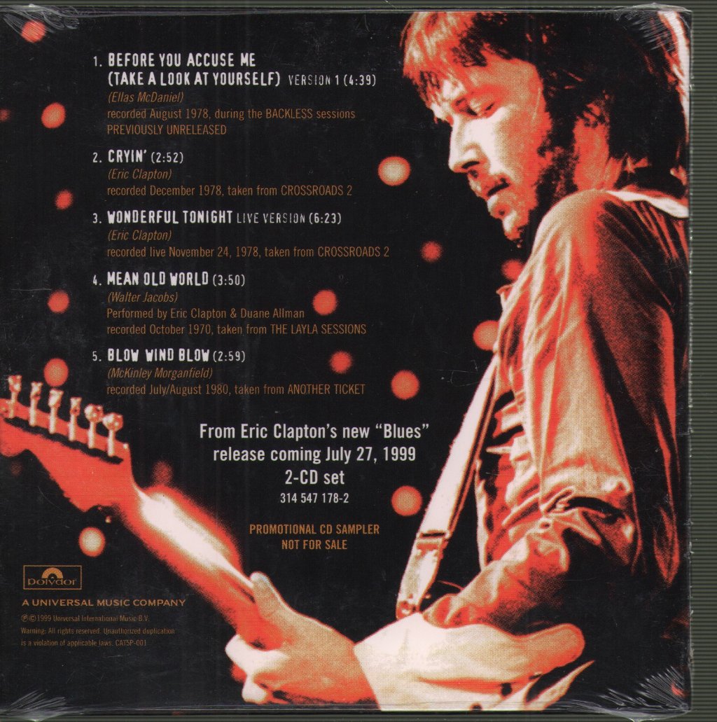 Eric Clapton - Blues Sampler - Cd