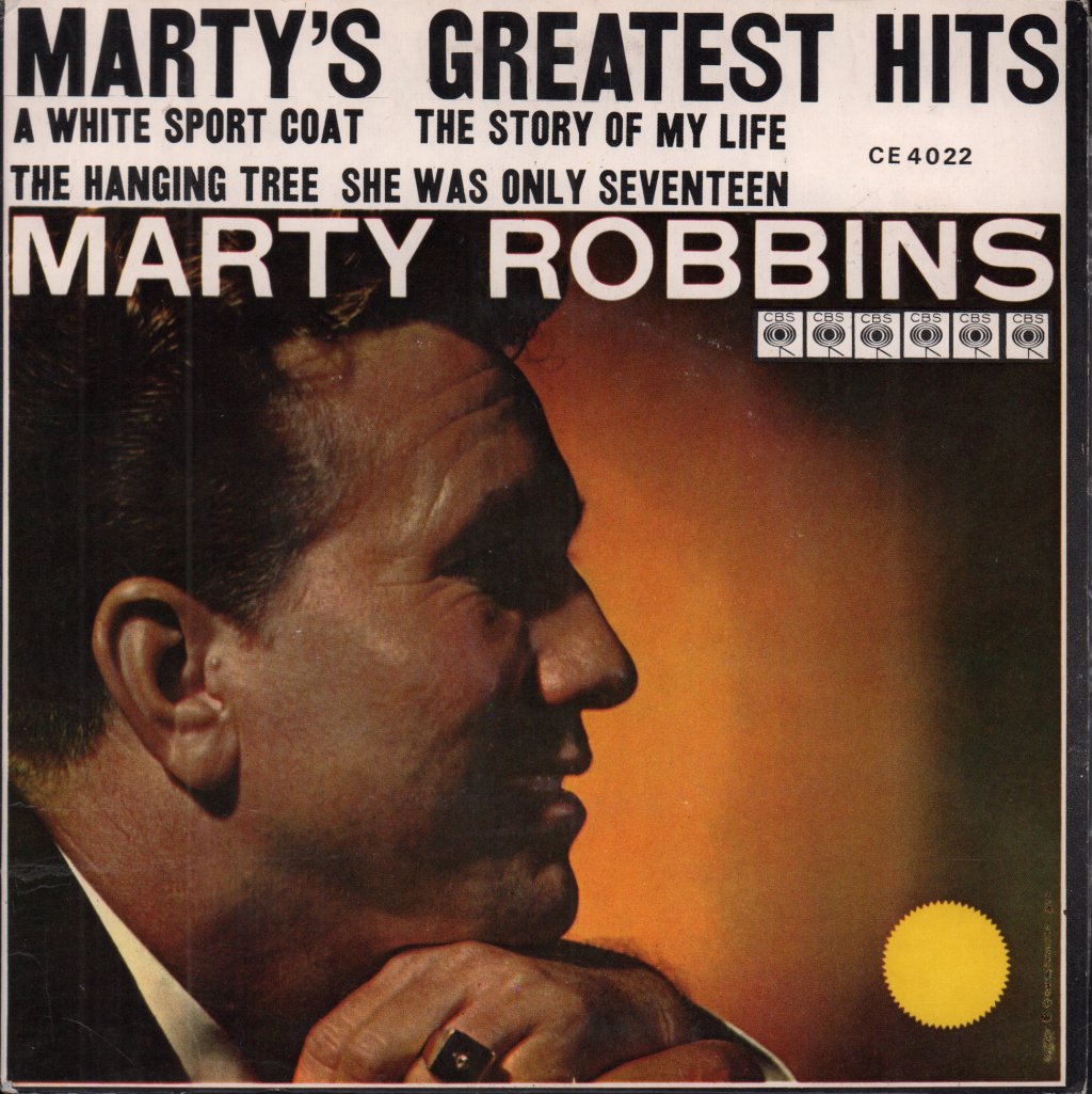 Marty Robbins - Marty's Greatest Hits - 7 Inch