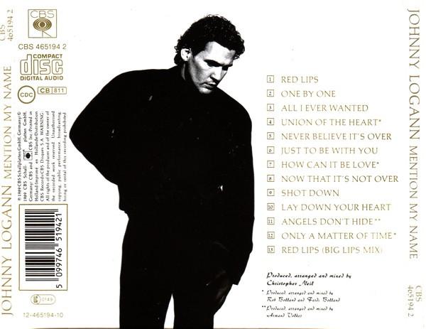 Johnny Logan - Mention My Name - Cd