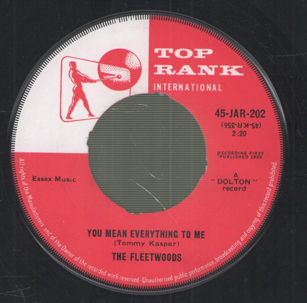 Fleetwoods - Mr.Blue - 7 Inch