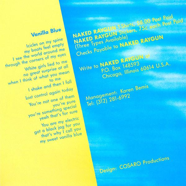 Naked Raygun - Vanilla Blue - 7 Inch