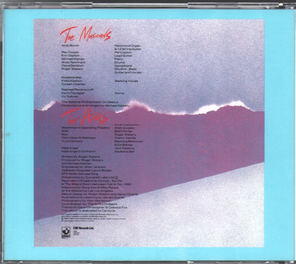 Roger Waters - Pros And Cons Of Hitch Hiking - Cd