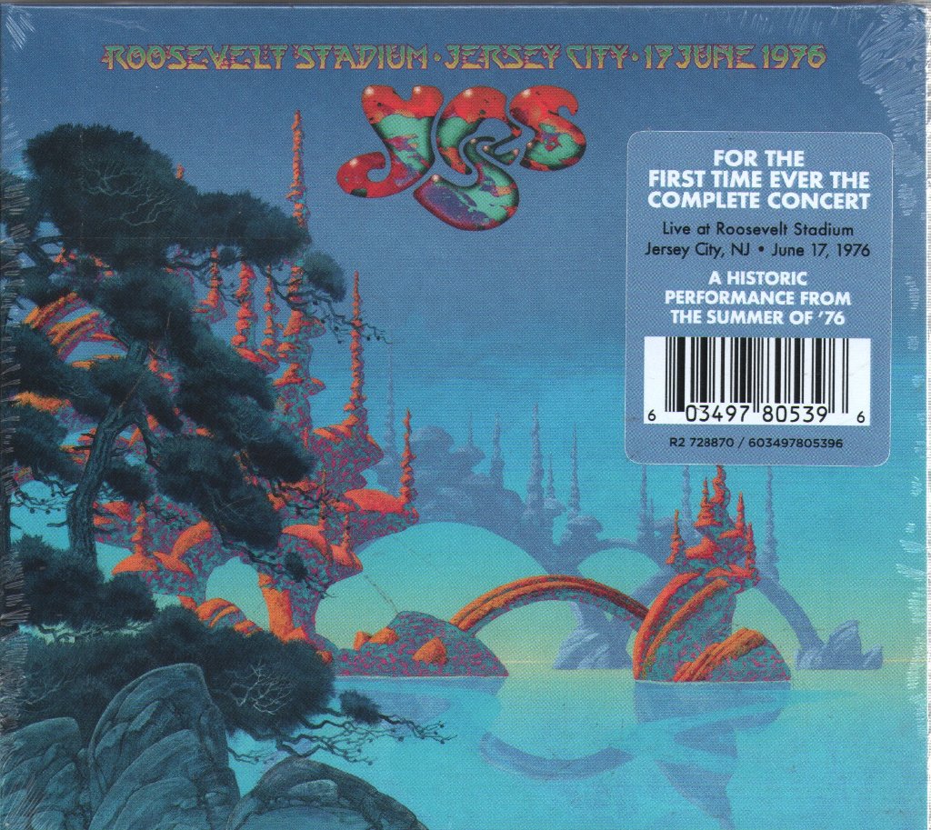 Yes - Live at Roosevelt Stadium, Jersey City, NJ (6/17/76) - Double Cd