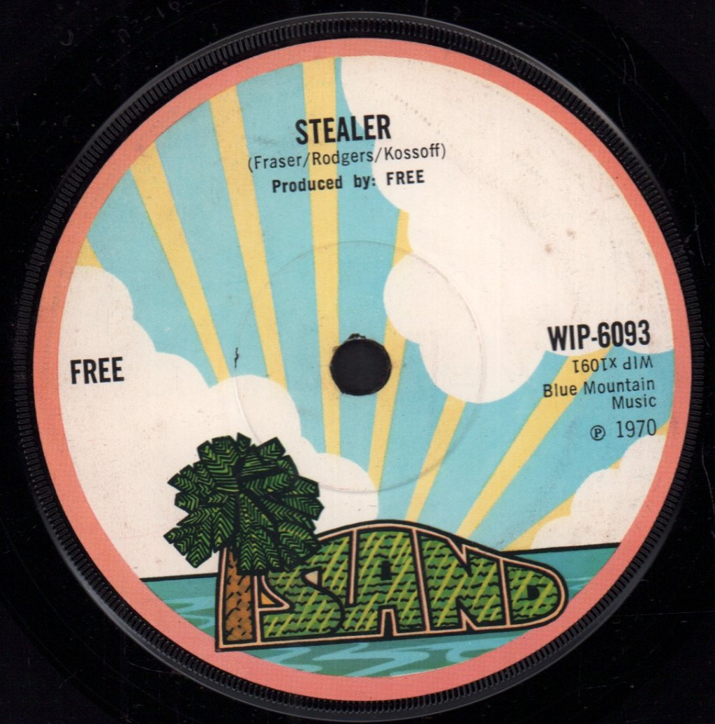 Free (Blues/Rock Group) - Stealer - 7 Inch