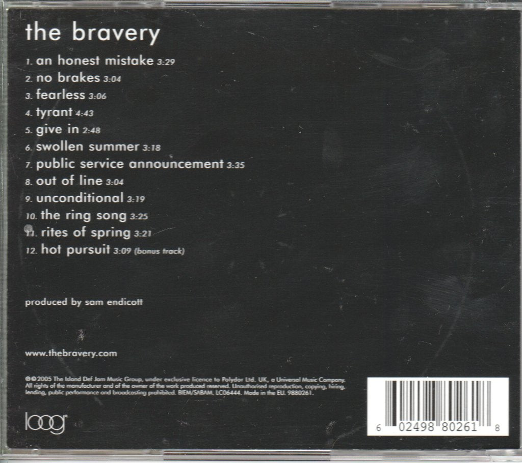 Bravery - Bravery - Cd