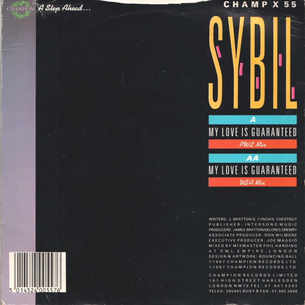 Sybil - My Love Is Guaranteed - 7 Inch