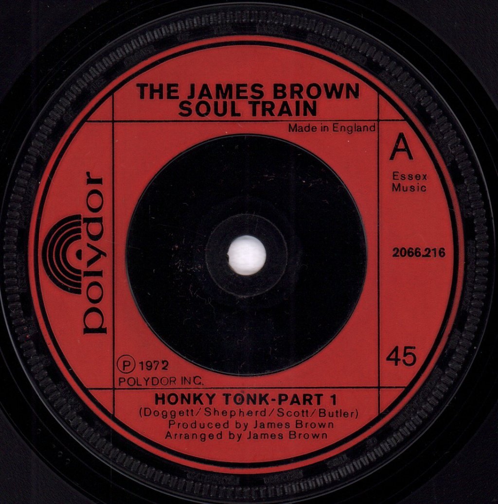 James Brown Soul Train - Honky Tonk - 7 Inch