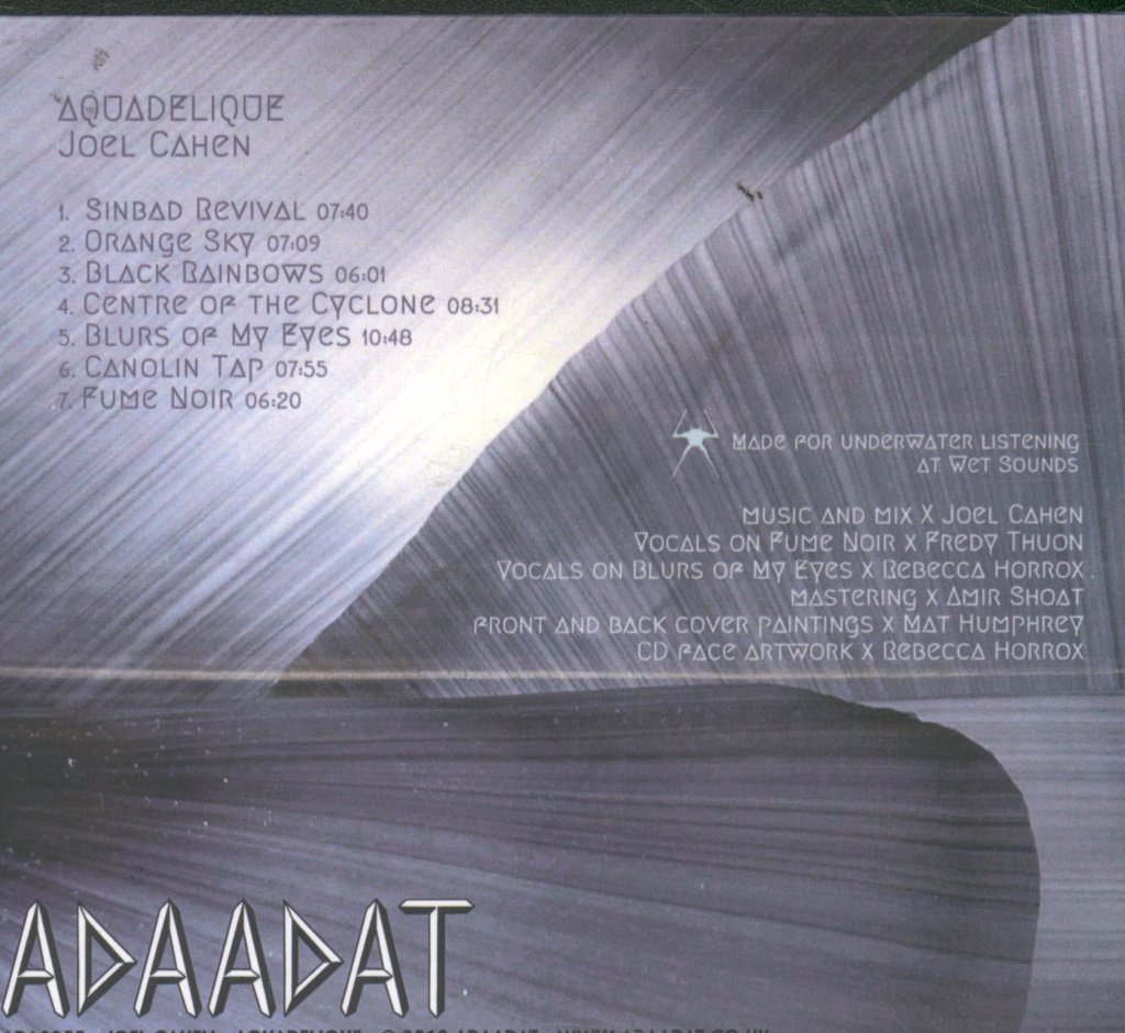 Joel Cahen - Aquadelique - Cdr