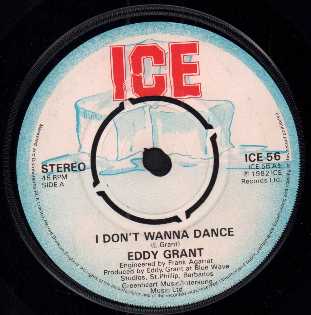 Eddy Grant - I Don't Wanna Dance - 7 Inch