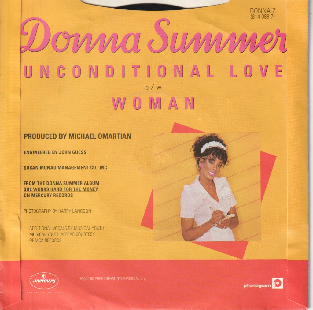 Donna Summer - Unconditional Love - 7 Inch