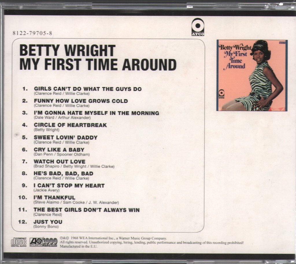 Betty Wright - My First Time Around - Cd