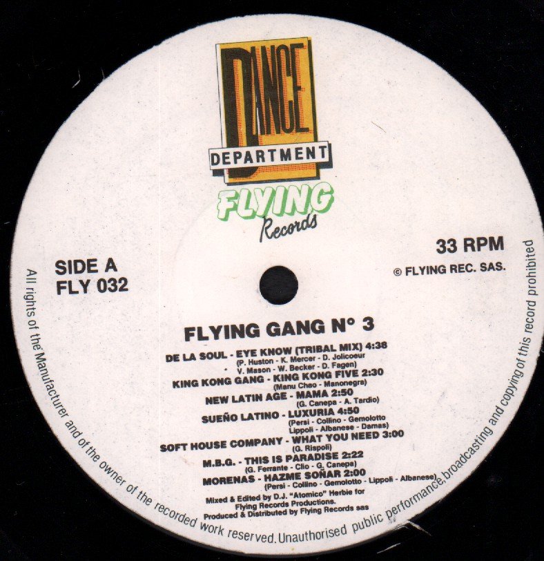 Flying Gang Number 3 - Flying Gang Number 3 - Lp