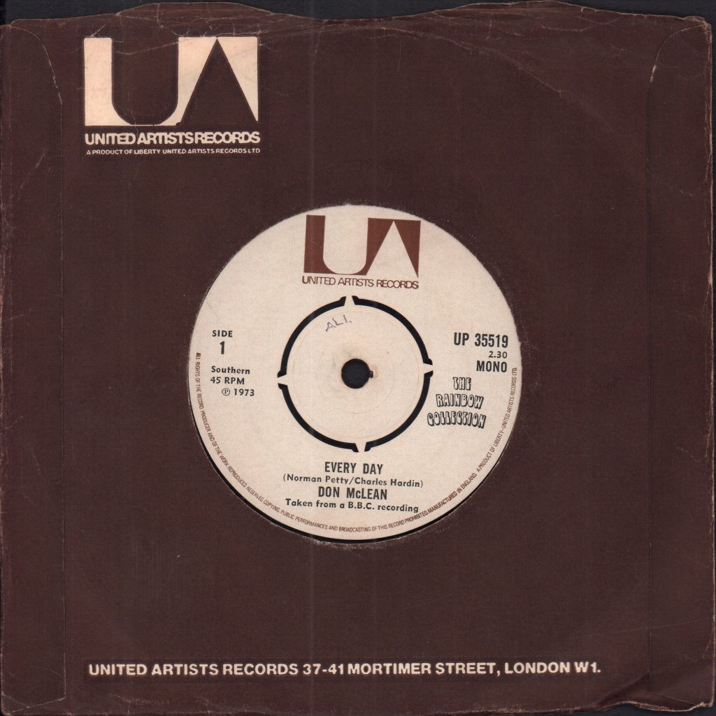Don McLean - Every Day - 7 Inch