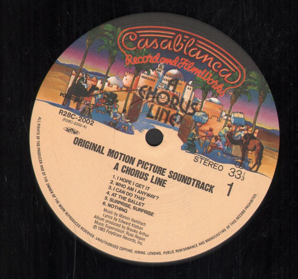 Various Artists - A Chorus Line - Original Motion Picture Soundtrack - Lp