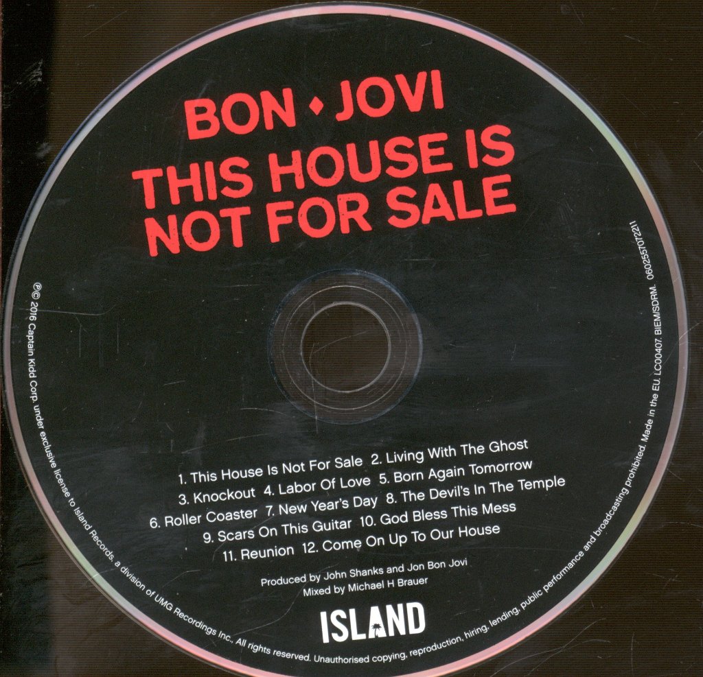 Bon Jovi - This House Is Not For Sale - Cd