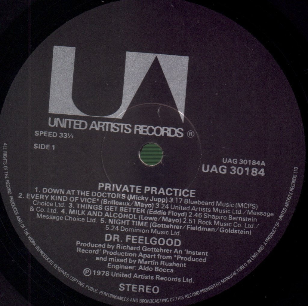 Dr. Feelgood - Private Practice - Lp