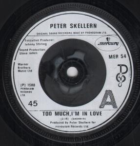 Peter Skellern - Too Much I'm In Love - 7 Inch