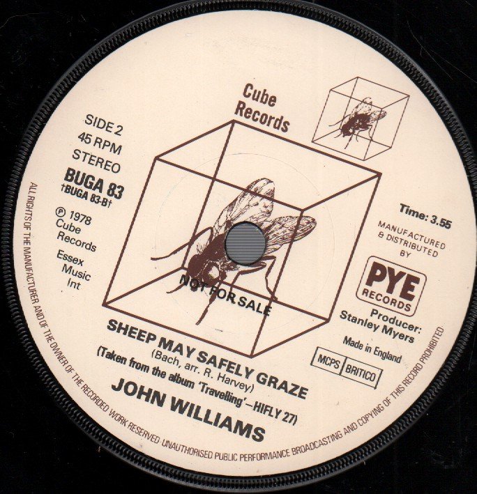John Williams (Guitarist) - Air On The G String - 7 Inch