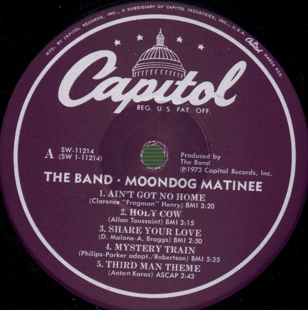 Band - Moondog Matinee - Lp