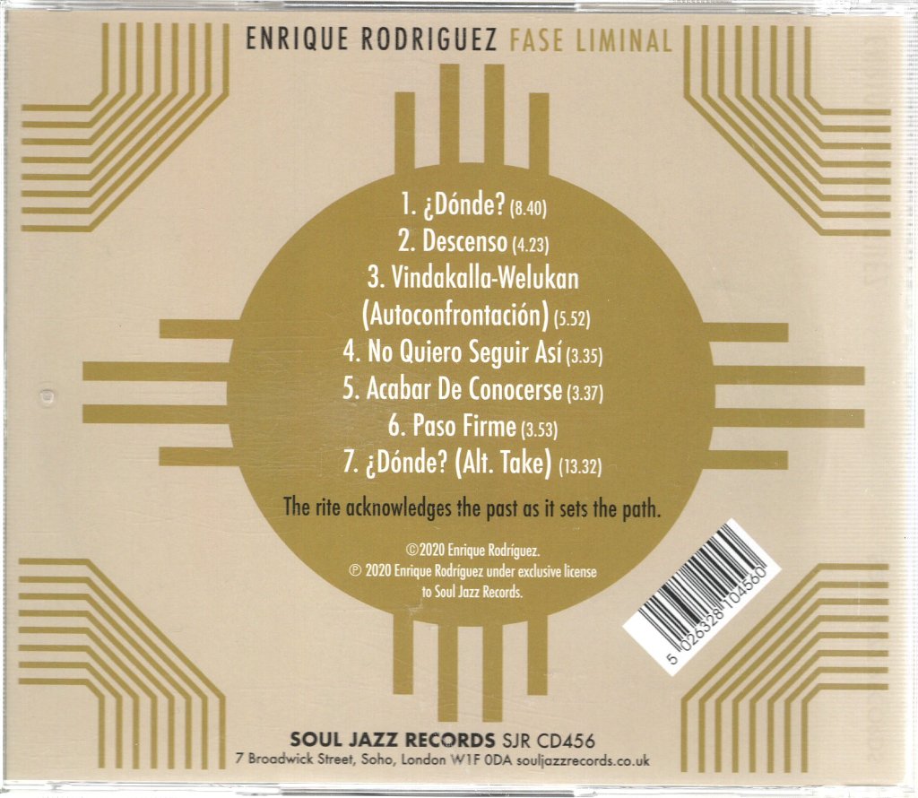 Enrique Rodriguez & The Negra Chiway Band - Fase Liminal - Cd