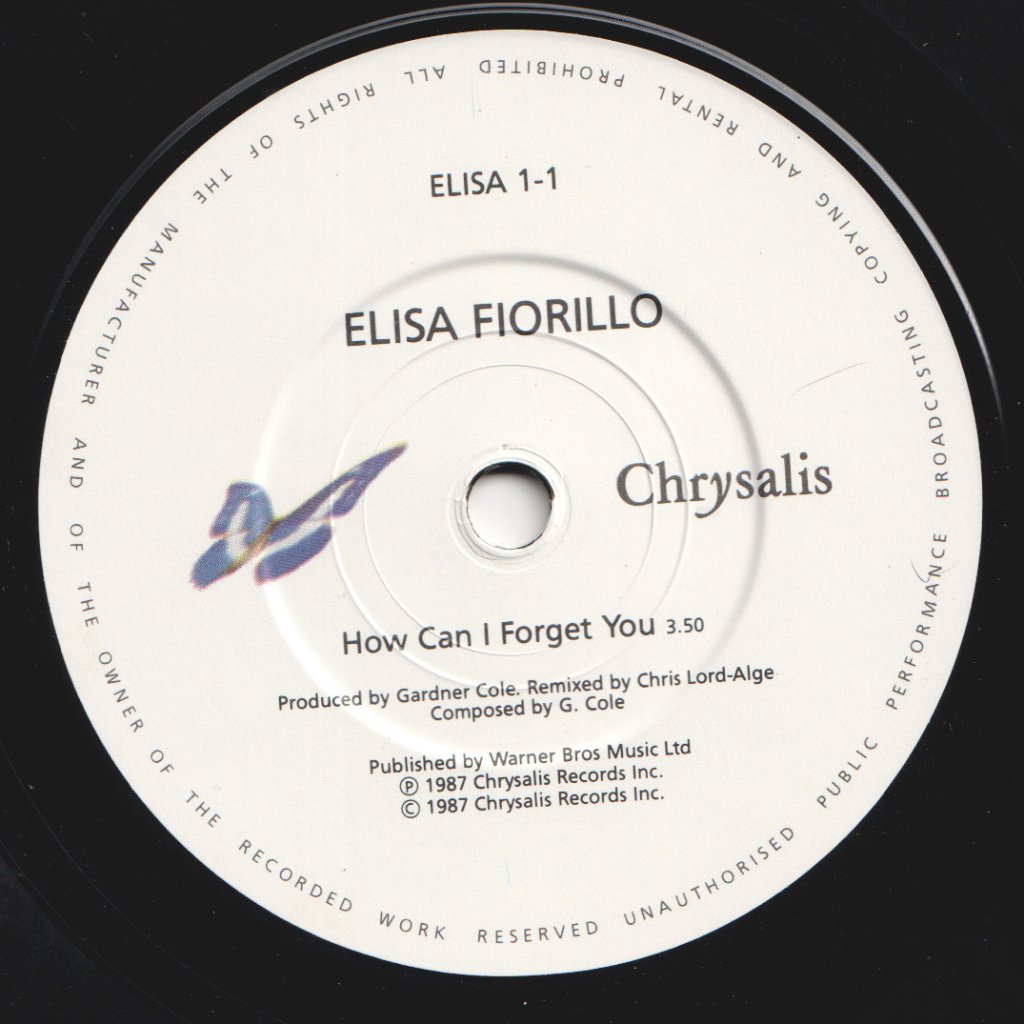Elisa Fiorillo - How Can I Forget You - 7 Inch