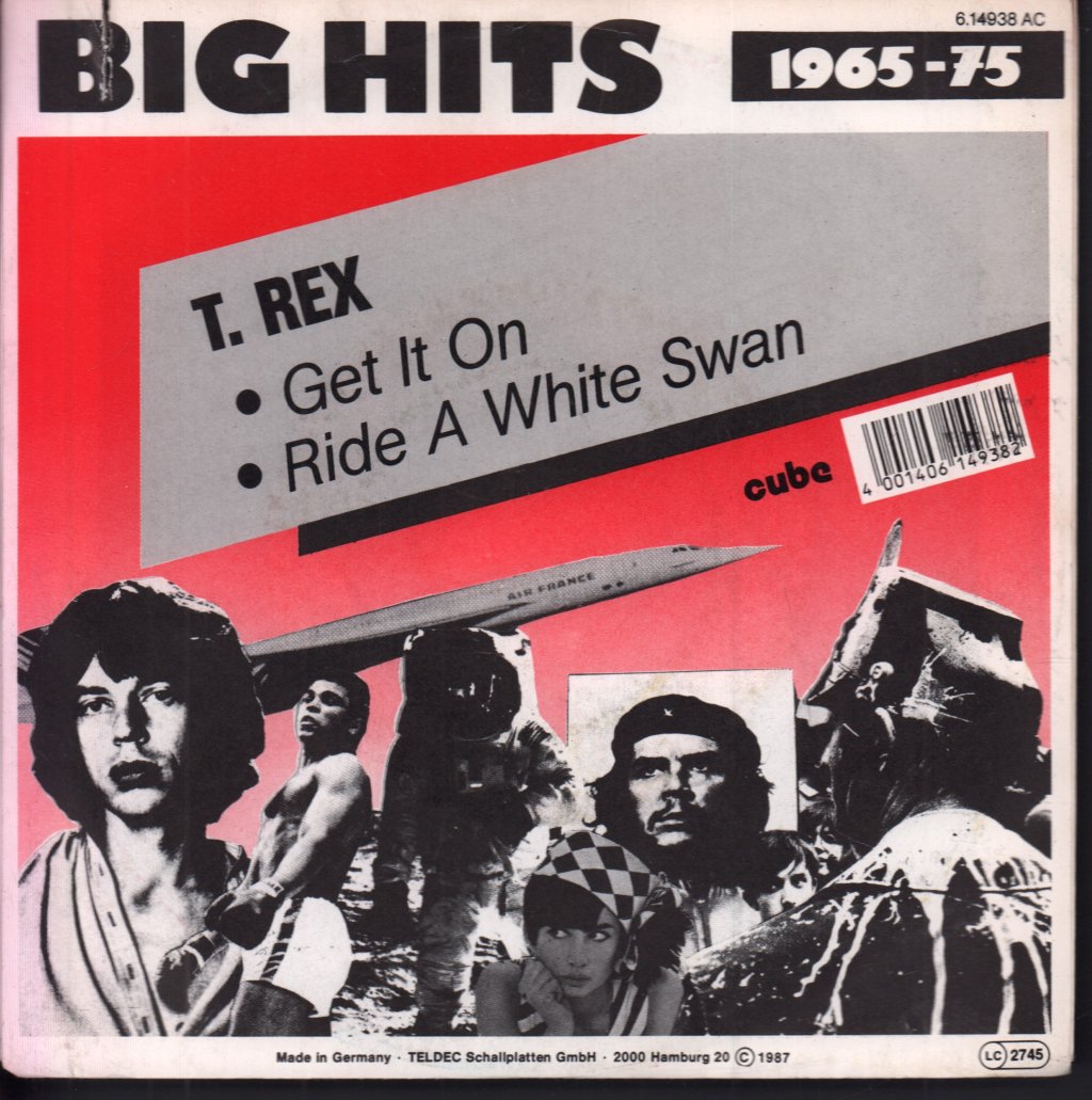 T. Rex - Get It On / Ride A White Swan - 7 Inch