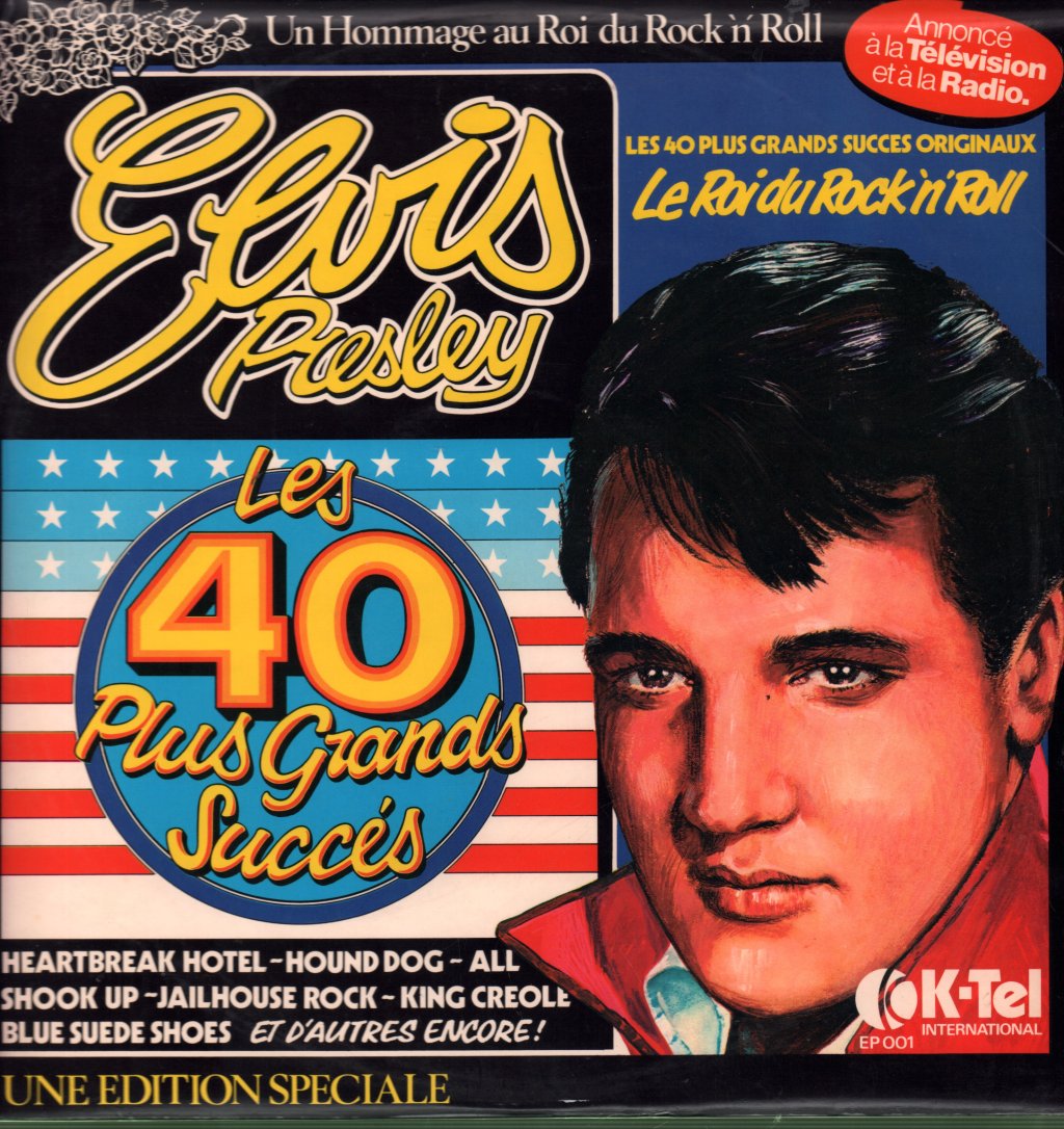 Elvis Presley - Les 40 Plus Grands Succès - Double Lp