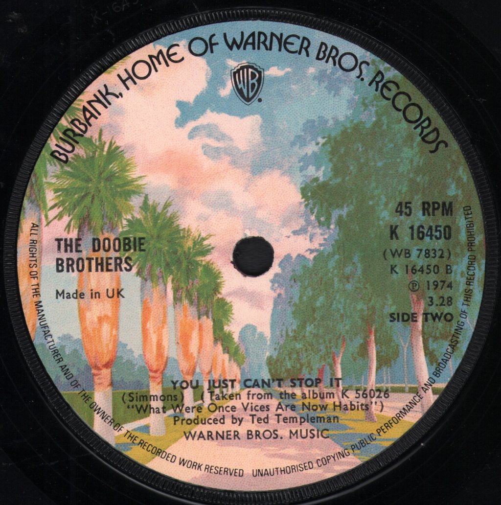 Doobie Brothers - Eyes Of Silver - 7 Inch