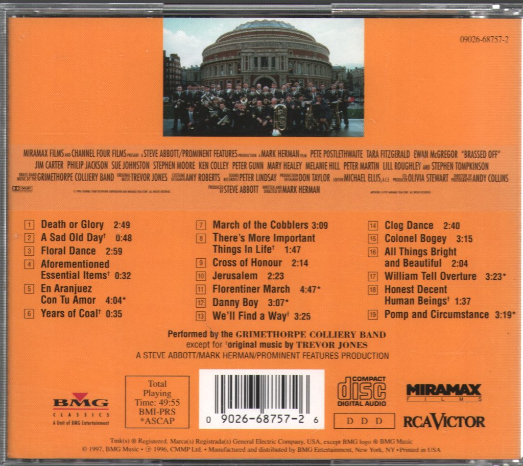 Brassed Off! - Original Soundtrack From The Miramax Motion Picture - Cd