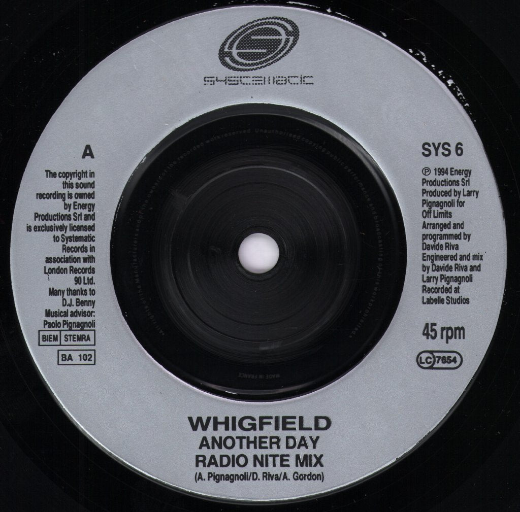 Whigfield - Another Day - 7 Inch