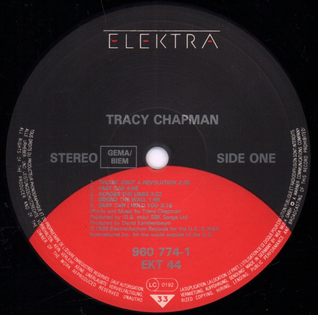 Tracy Chapman - Tracy Chapman - Lp