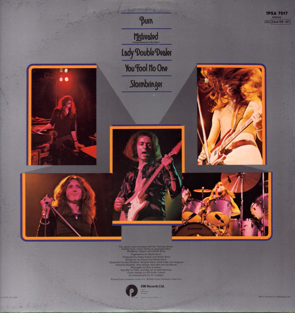 Deep Purple - Made In Europe - Lp