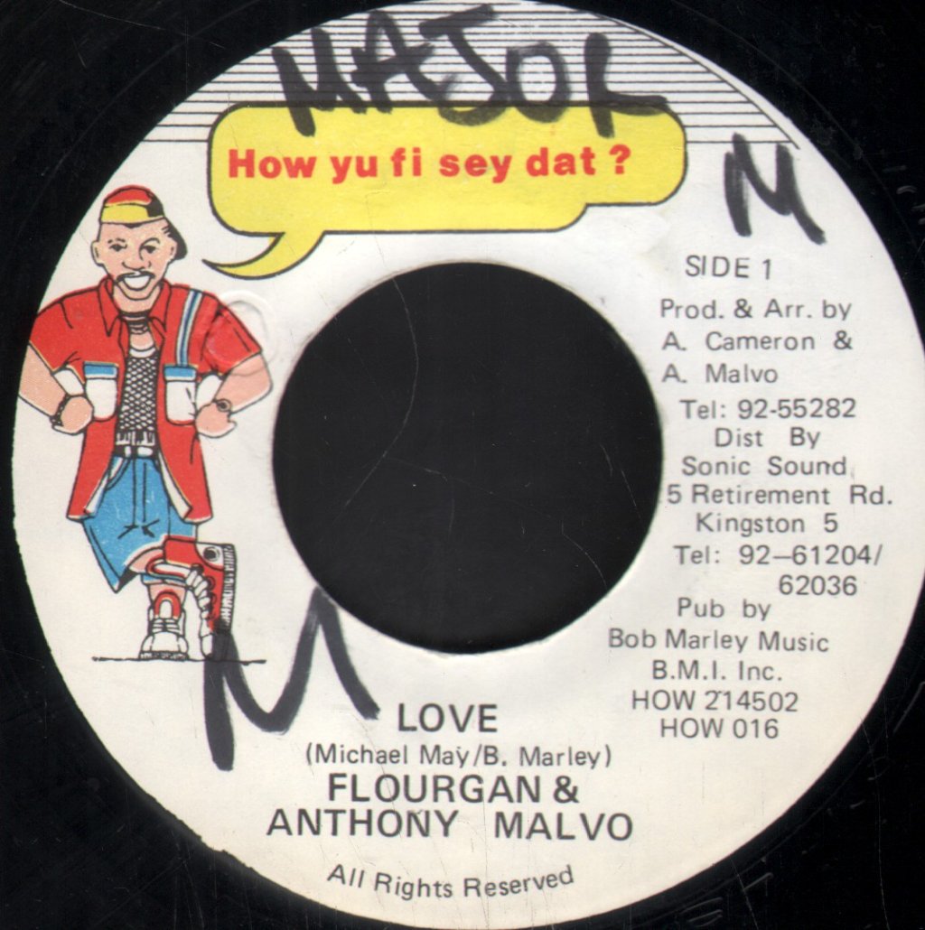 Flourgan & Anthony Malvo - Love - 7 Inch