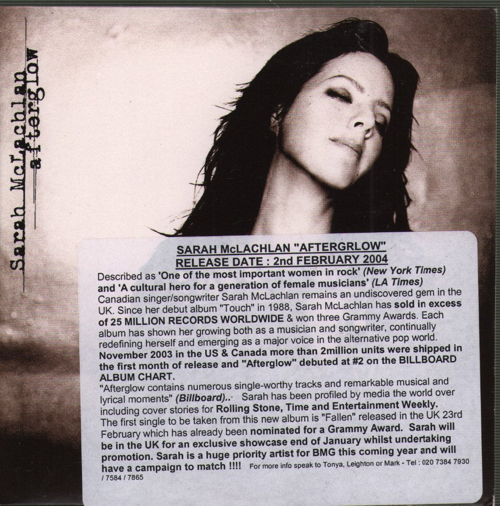 Sarah Mclachlan - Afterglow - Cd