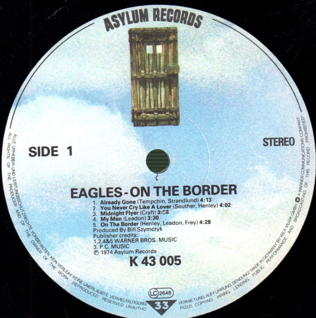 Eagles - On The Border - Lp