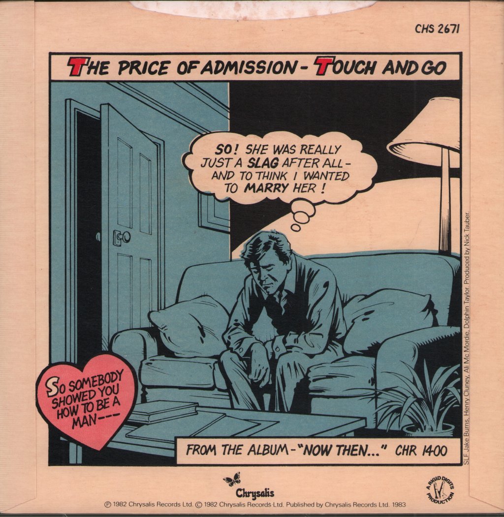 Stiff Little Fingers - Price Of Admission - 7 Inch