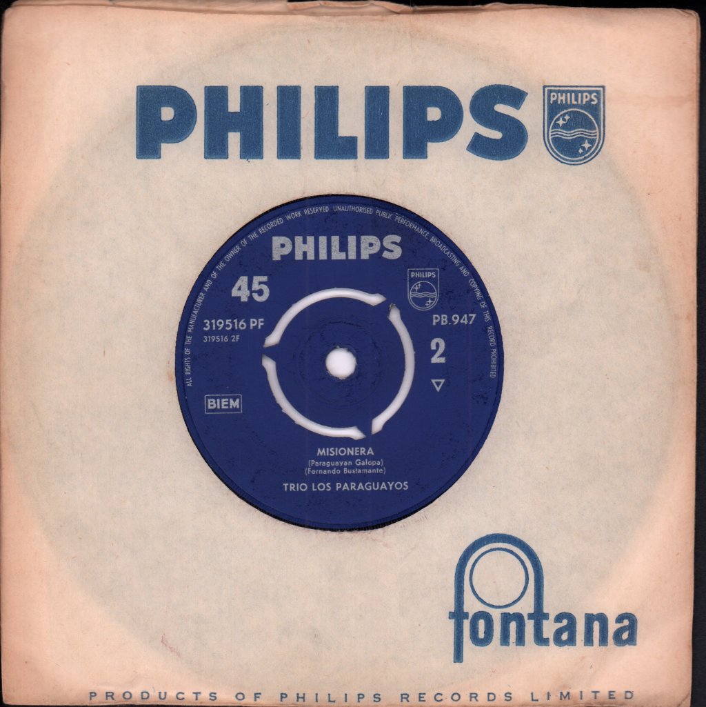 Trio Los Paraguayos - Bell Bird - 7 Inch