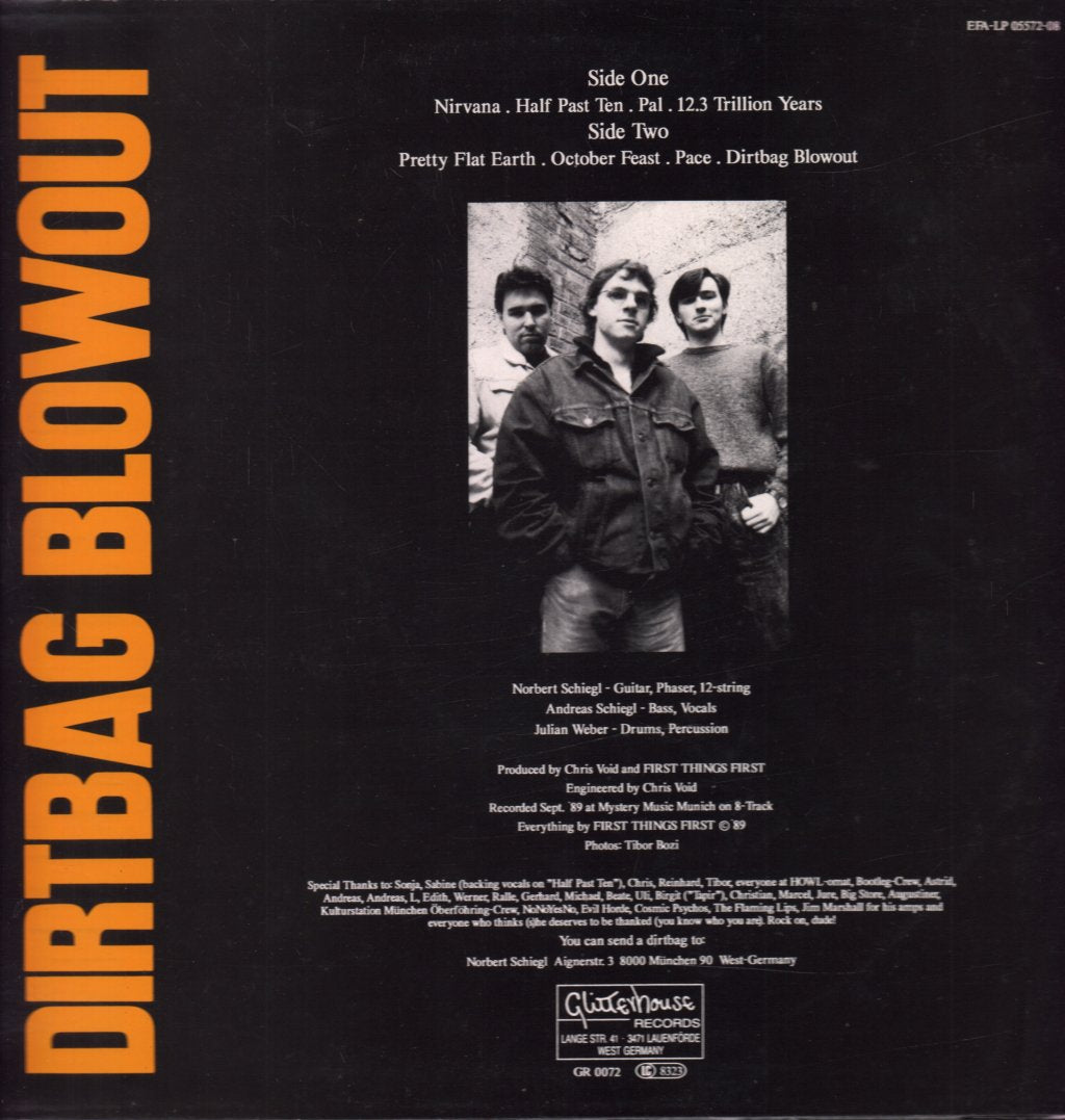 First Things First - Dirtbag Blowout - Lp