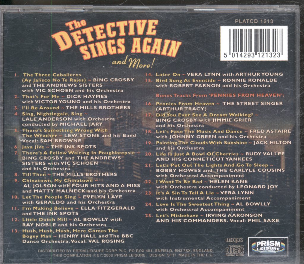 Various Artists - Detective Sings Again And More - Cd