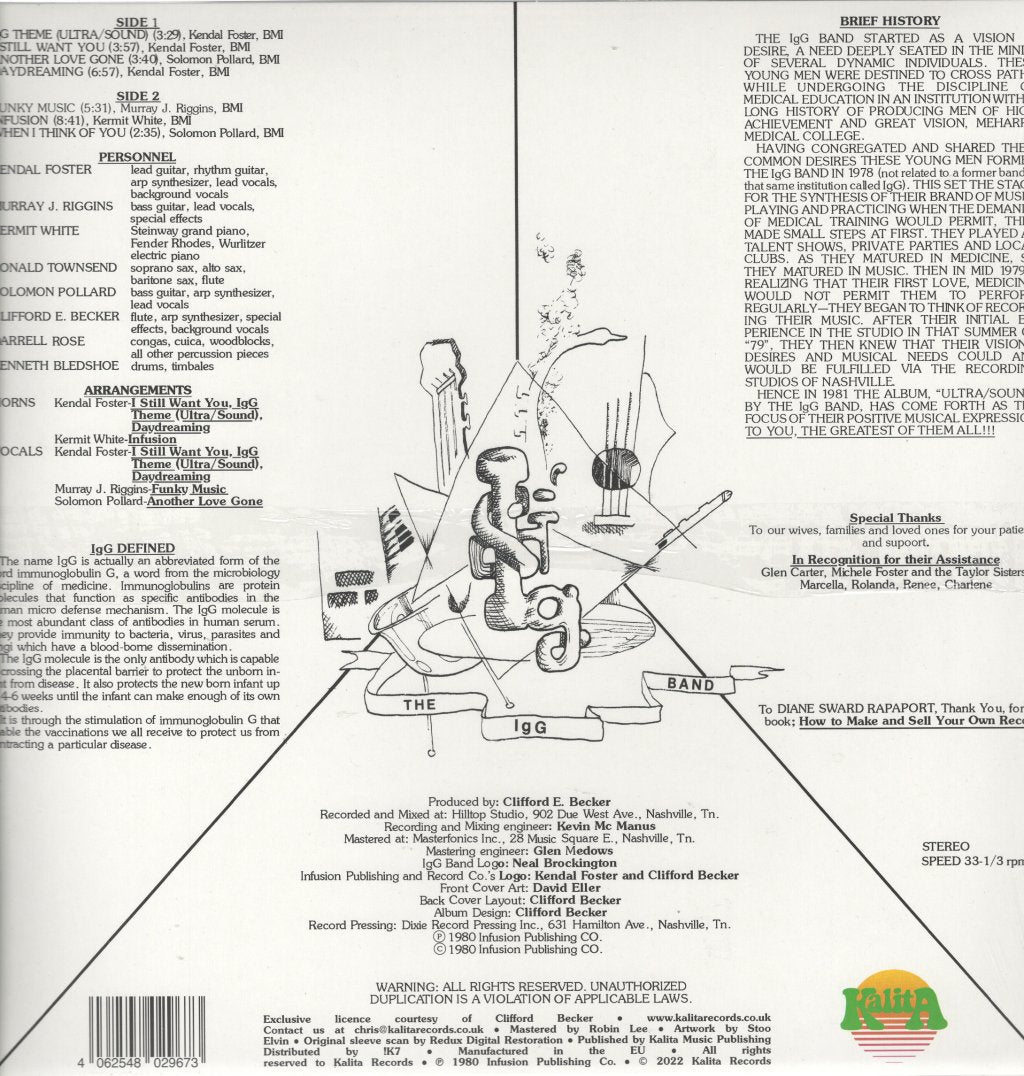 The IgG Band - Ultra / Sound - Lp