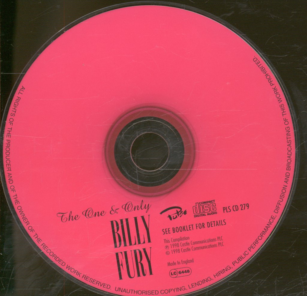 Billy Fury - One & Only Billy Fury - Cd