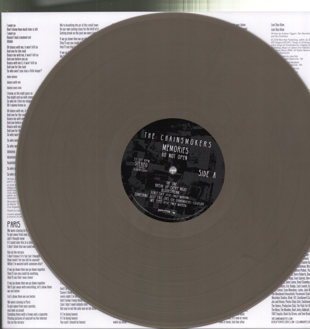 Chainsmokers - Memories...Do Not Open - Lp