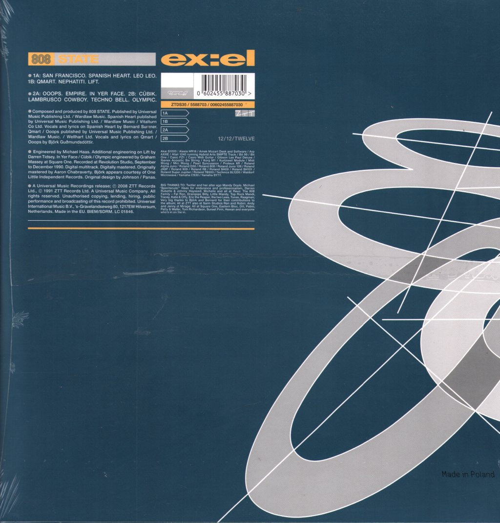 808 State - Ex:el - Double Lp